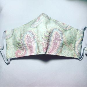 Green handmade facemask